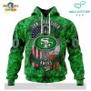 Custom NFL Philadelphia Eagles Special Design For St. Patrick’s Day Hoodie 3D
