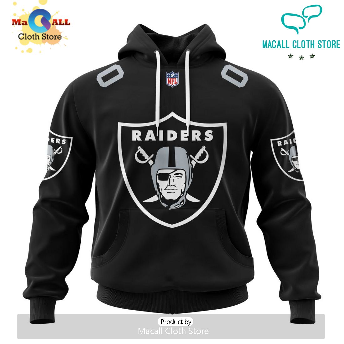 NFL Las Vegas Raiders 2024 Personalized Name And Number Hoodie 3D NFL Las Vegas Raiders 2024 Personalized Name And Number Hoodie 3D