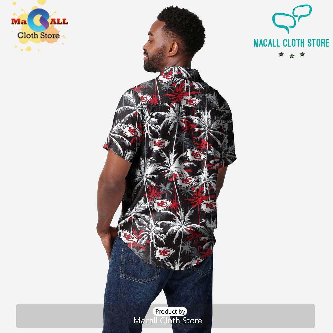 Kansas City Chiefs Black Floral Hawaii Shirt Limited Edition