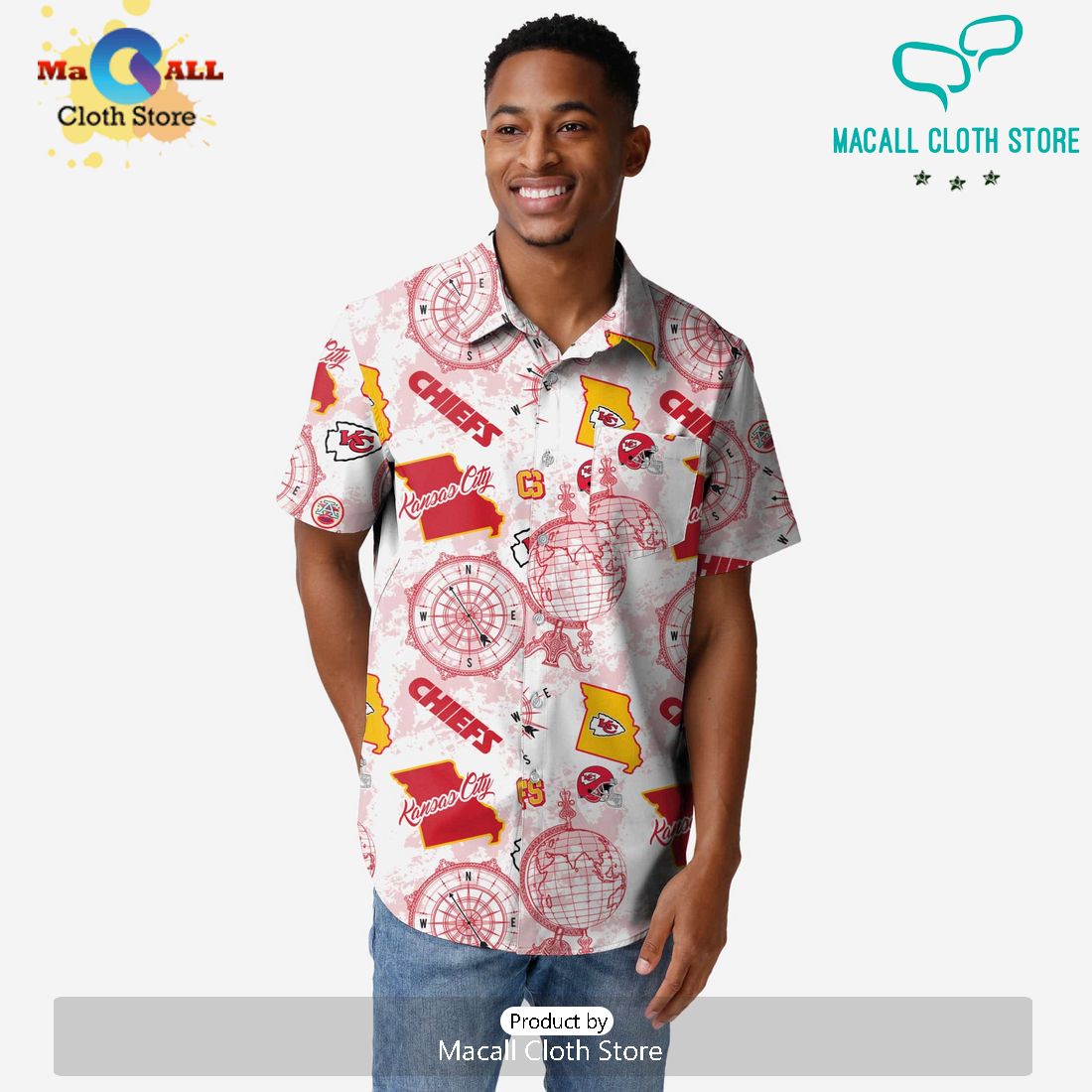 Kansas City Chiefs Mercader Hawaii Shirt Limited Edition