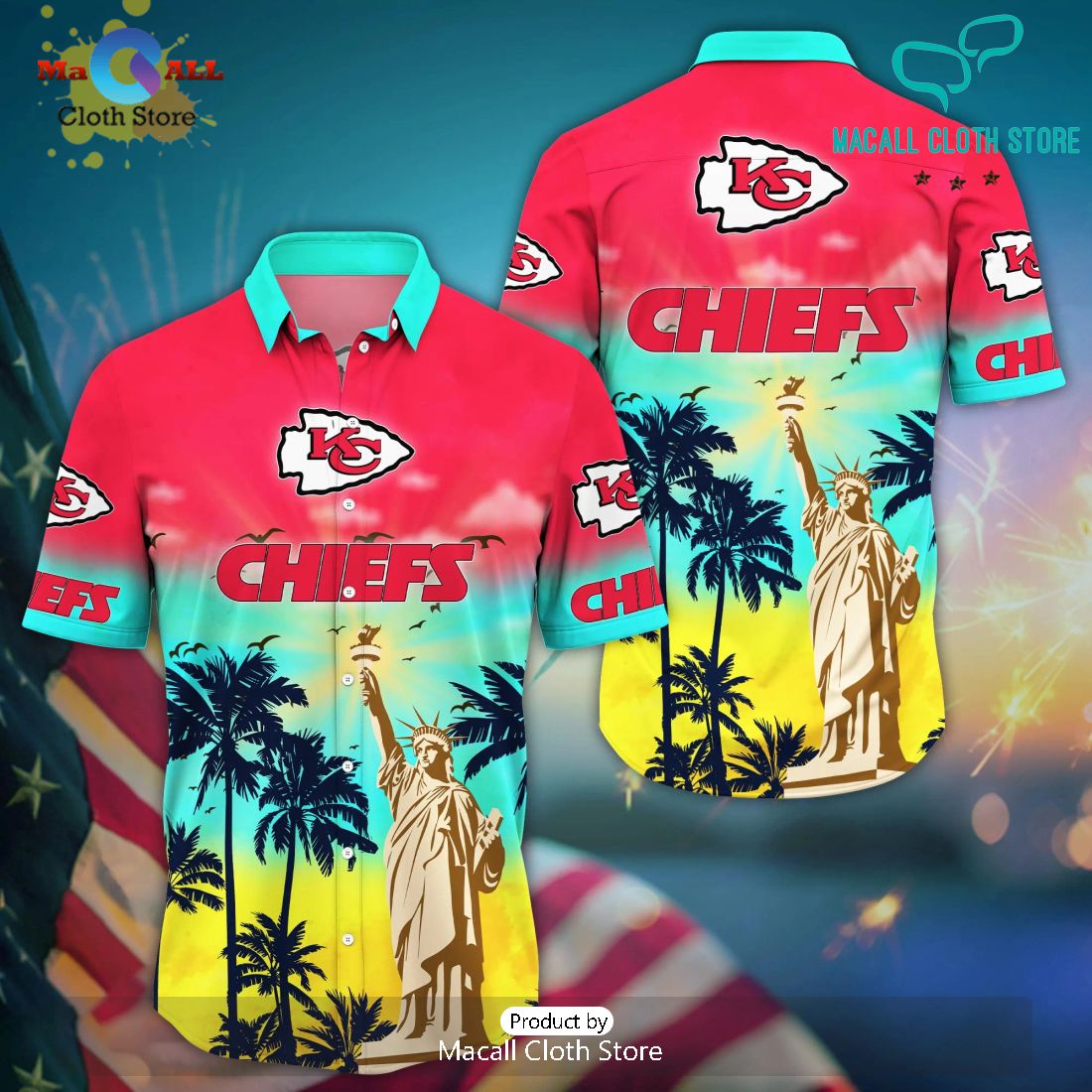 NFL Kansas City Chiefs Flower For Fans Summer Football Hawaii Shirt Limited