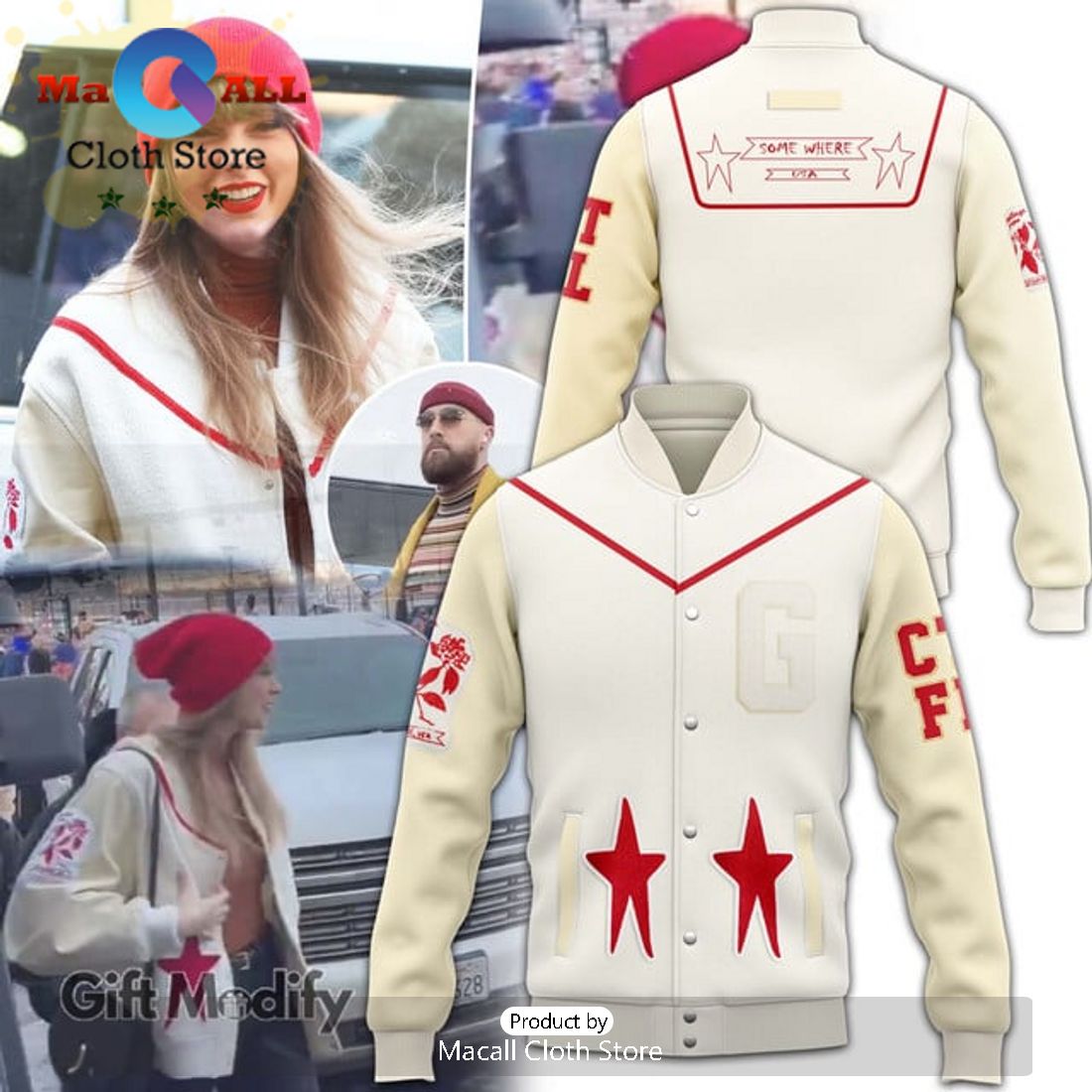 Limited Kansas City Chiefs Some Where Super Bowl Champion White Baseball Jacket