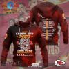AFC Champions Chiefs Are All In Kansas City Chiefs Black Design Baseball Jacket