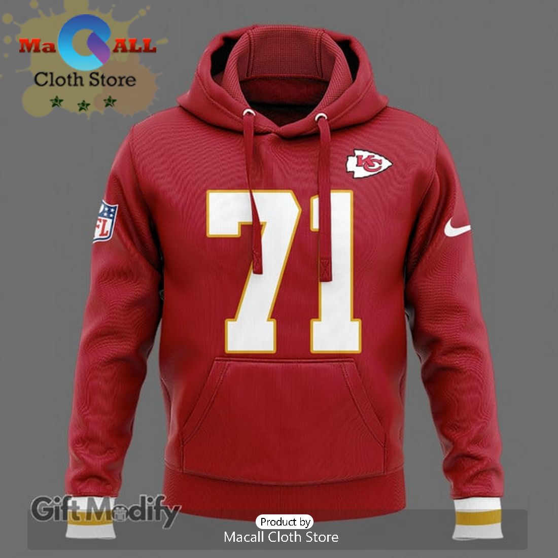 Kansas City Chiefs Ed Budde Super Bowl Champions Red Hoodie 3D Limited Edition