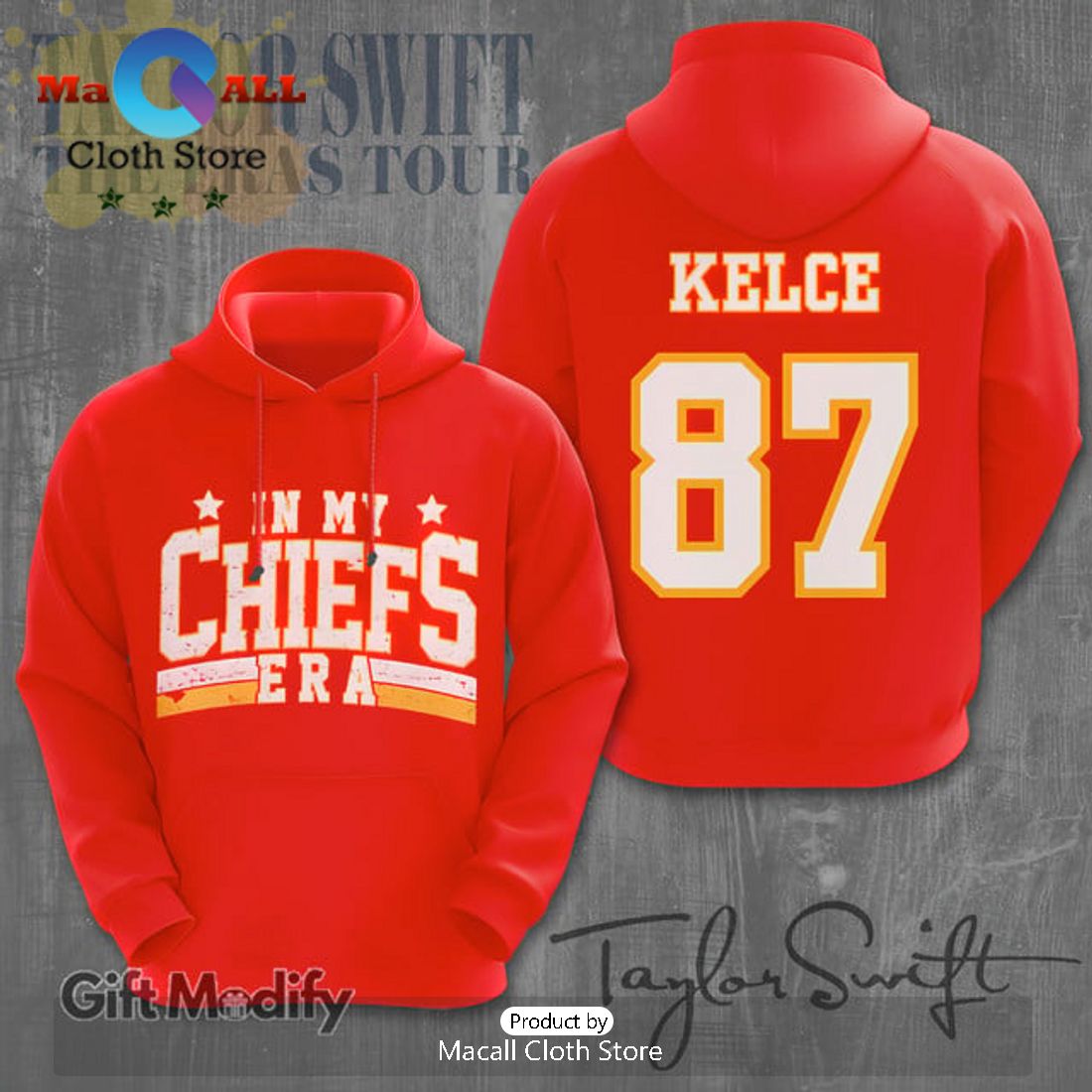 Kansas City Chiefs Taylor Swift The Eras Tour In My Chiefs Red Hoodie 3D Limited Kansas City Chiefs Taylor Swift The Eras Tour In My Chiefs Red Hoodie 3D Limited