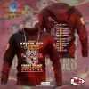 2023 Kansas City Chiefs Straight AFC West Championships Hoodie Limited Edition