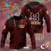 2023 Kansas City Chiefs Straight AFC Championships Signatures Design Hoodie