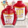 2023 Kansas City Chiefs Straight AFC West Championships Hoodie Limited Edition