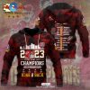AFC West 2023 Champions Kansas City Chiefs Super Stars Black Hoodie Limited Edition