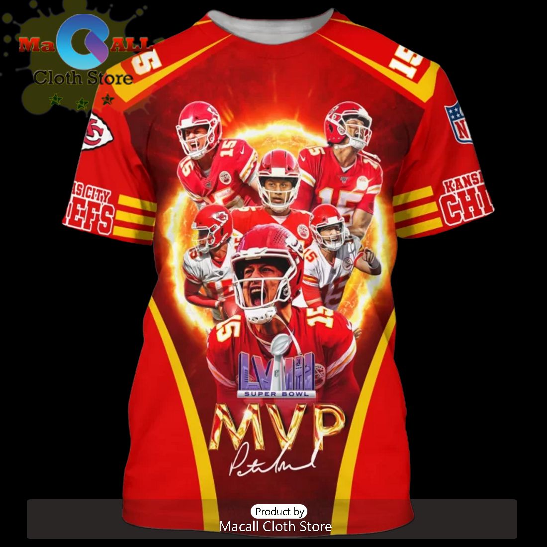 Kansas City Chiefs Patrick Mahomes Wins MVP LVIII Super Bowl Red Style Hoodie Kansas City Chiefs Patrick Mahomes Wins MVP LVIII Super Bowl Red Style Hoodie