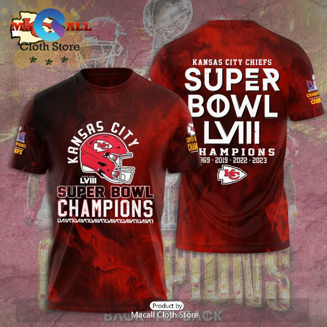 Kansas City Chiefs Super Bowl LVIII Champions Luxury Style Hoodie