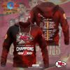 Limited Edition AFC West Champs Kansas City Chiefs Mix Paint Design Hoodie