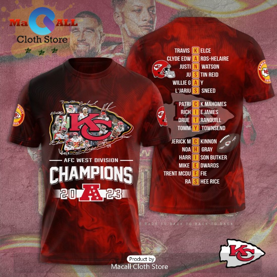 Limited Kansas City Chiefs AFC West Division Champions 2023 Super Stars Hoodie