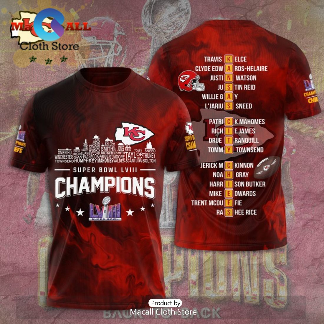 Limited Super Bowl LVIII Champions Kansas City Chiefs Sports Design Hoodie