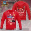 NFL Kansas City Chiefs LVIII Super Bowl Champions Back To Back Red Style Hoodie