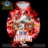 Super Bowl LVIII Kansas City Chiefs Back To Back Super Stars Grey Hoodie Limited