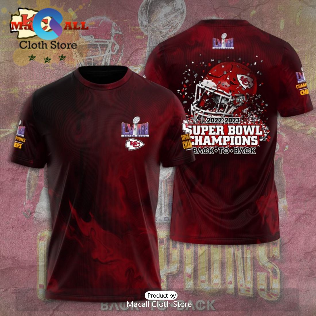 Super Stars Team Kansas City Chiefs 2022 2023 Super Bowl Champions LVIII Hoodie