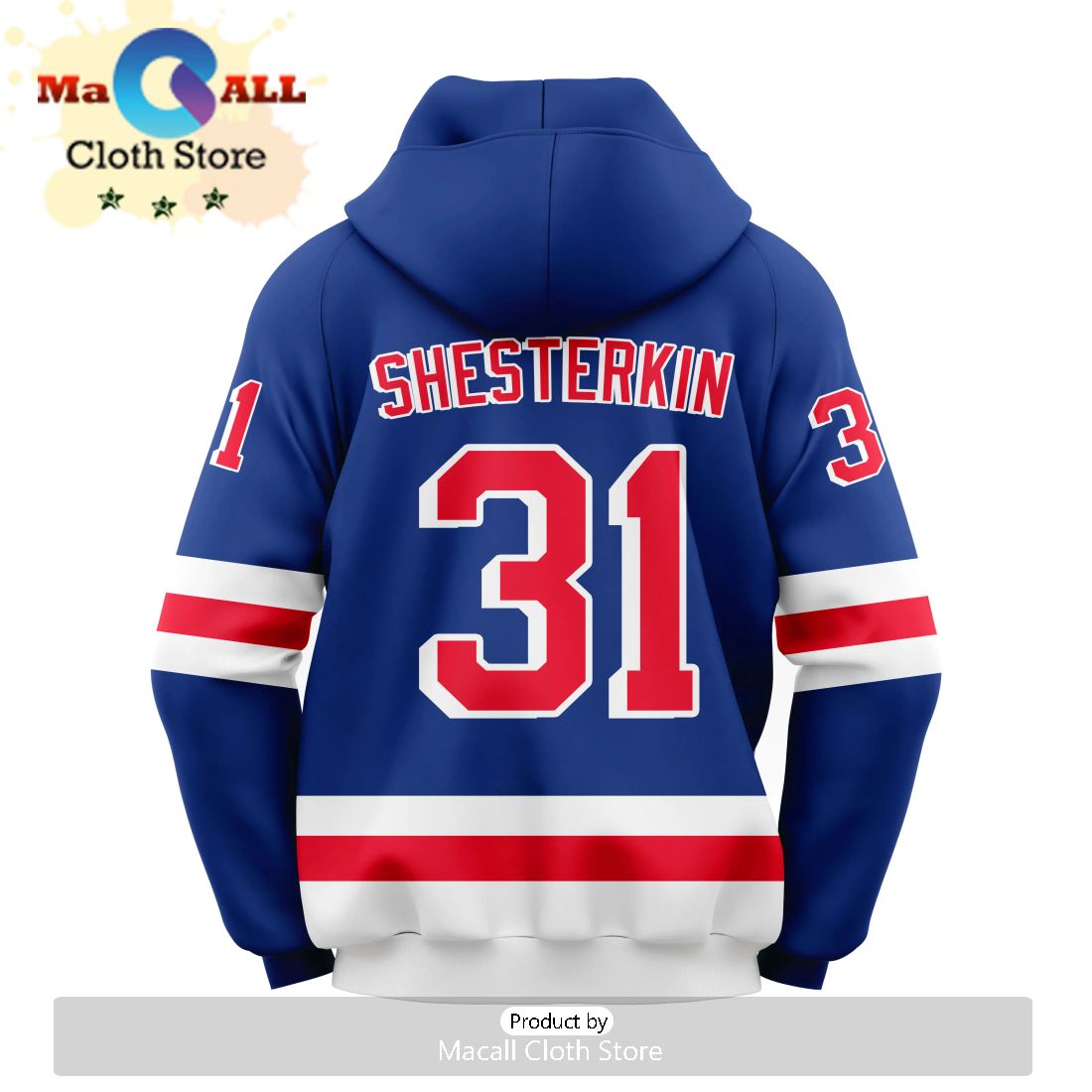 Igor Shesterkin – New York Rangers Hoodie Jersey