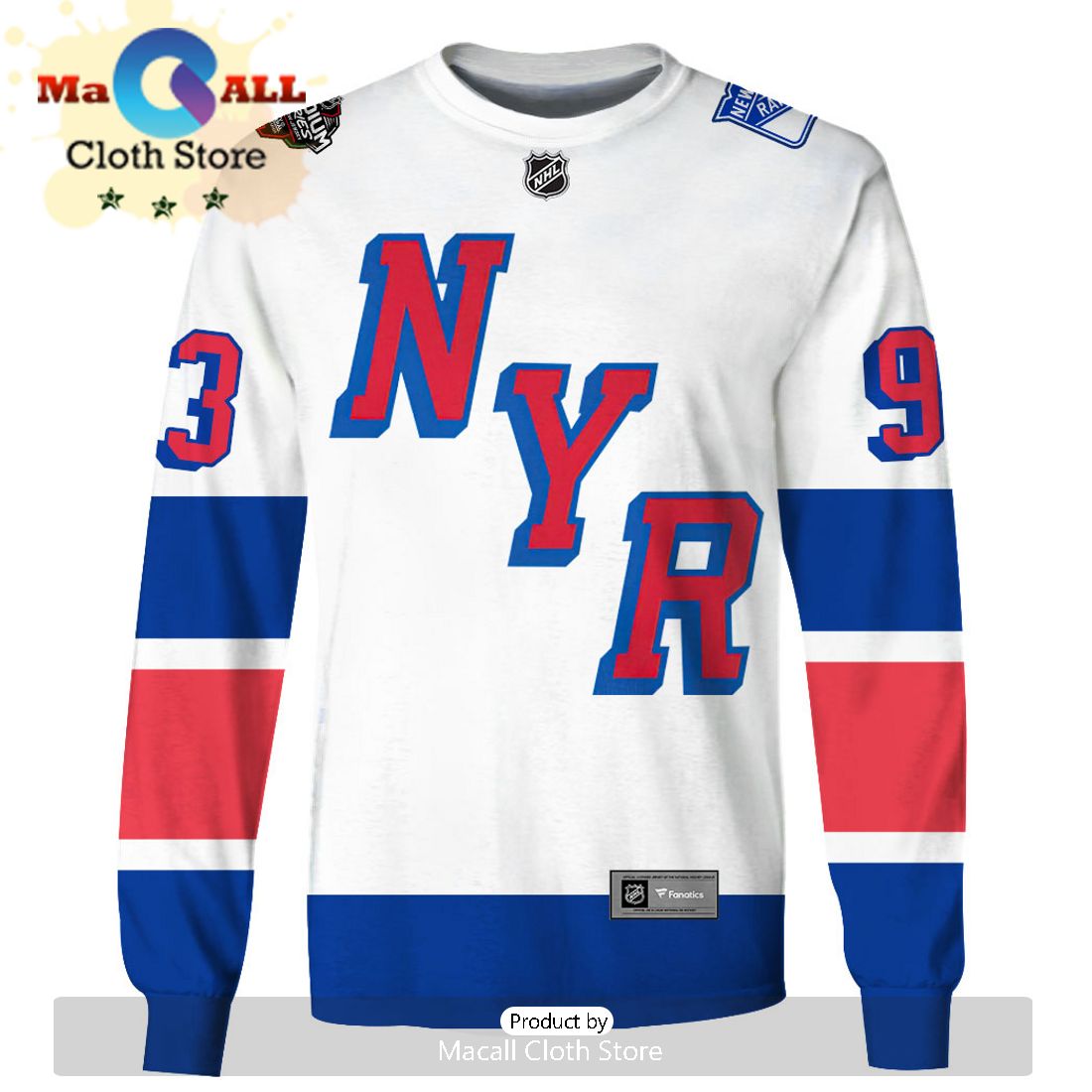 Mika Zibanejad New York Rangers Limited Edition Hoodie Jersey
