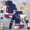 Personalized name and Number New York Rangers Hoodie Jersey