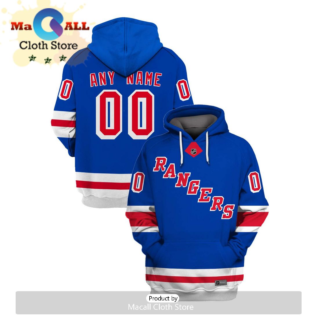 Personalized Name and Number New York Rangers Jersey
