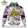 Custom NHL Buffalo Sabres Special Mardi Gras Design Hoodie