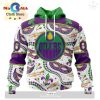 Custom NHL Florida Panthers Special Mardi Gras Design Hoodie