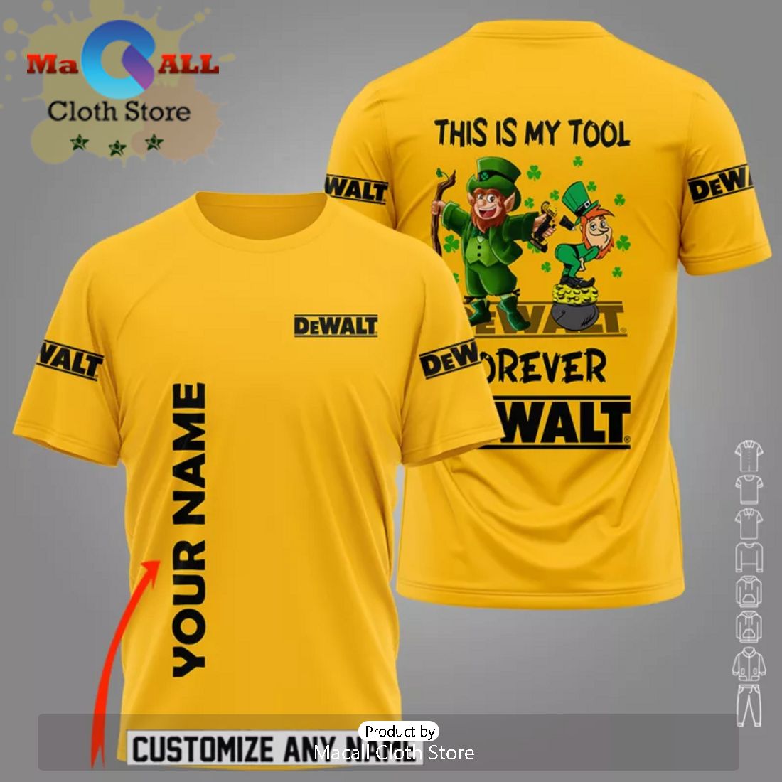 Dewalt This Is My Tool Custom St Patrick’s Day Apparels Hawaiian Shirt