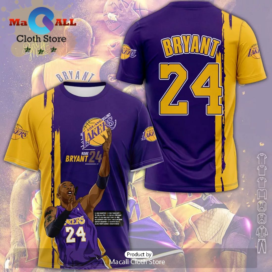 Limited Edition NBA Los Angeles Lakers Kobe Bryant Hawaiian Shirt