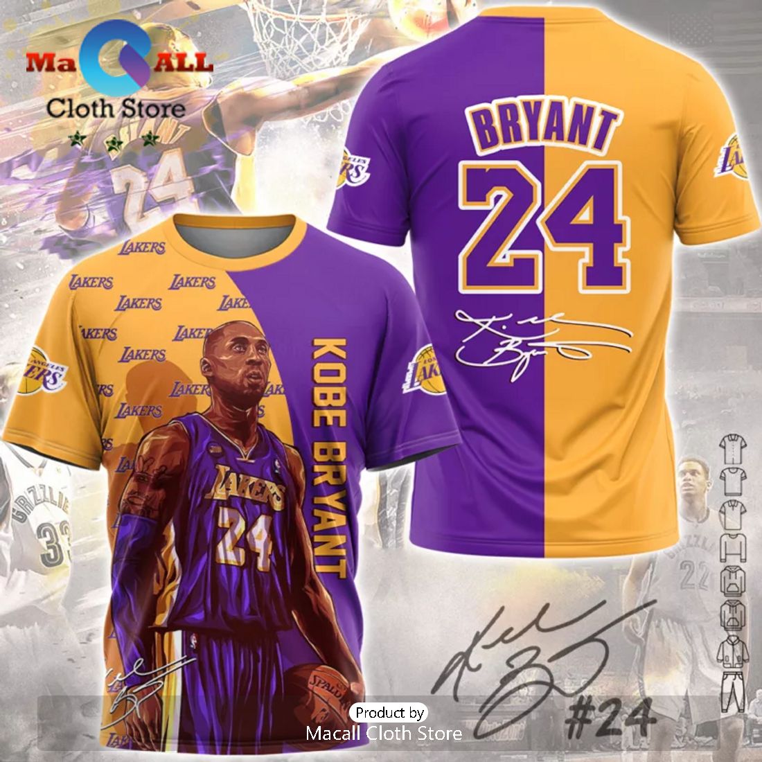 Limited Los Angeles Lakers NBA Kobe Bryant Sport Hawaiian Shirt