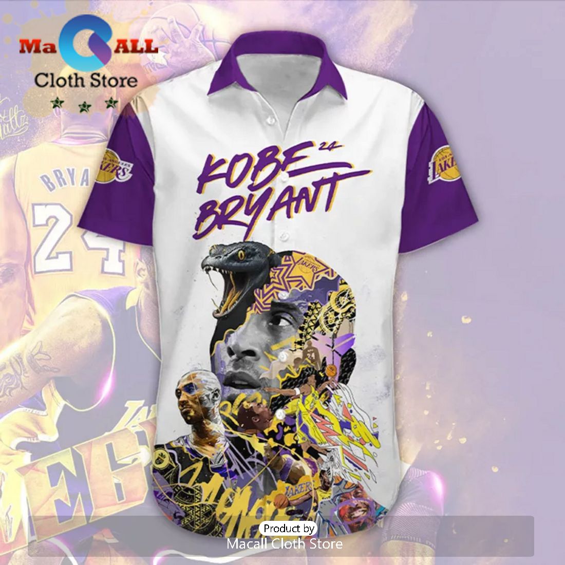 Luxury NBA Kobe Bryant Los Angeles Lakers Special Sports Hawaiian Shirt