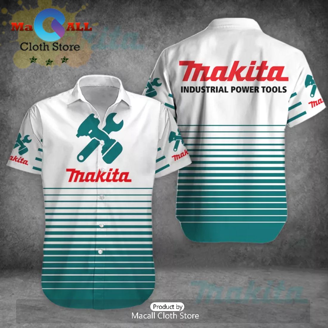 Makita Industrial Power Tools Hawaiian Shirt Limited Edition