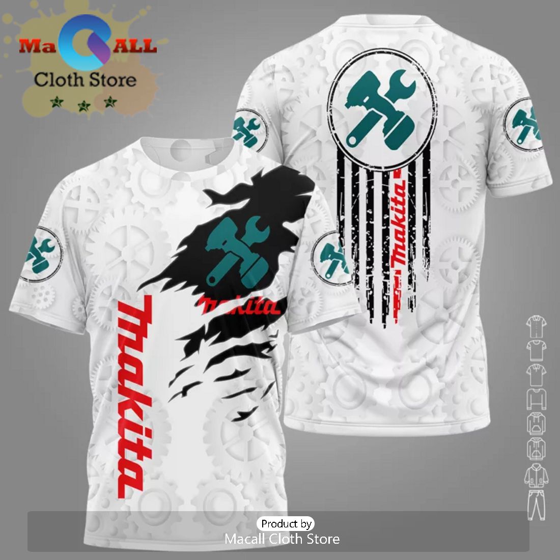 Makita Mechanic Hawaiian Shirt Limited Edition