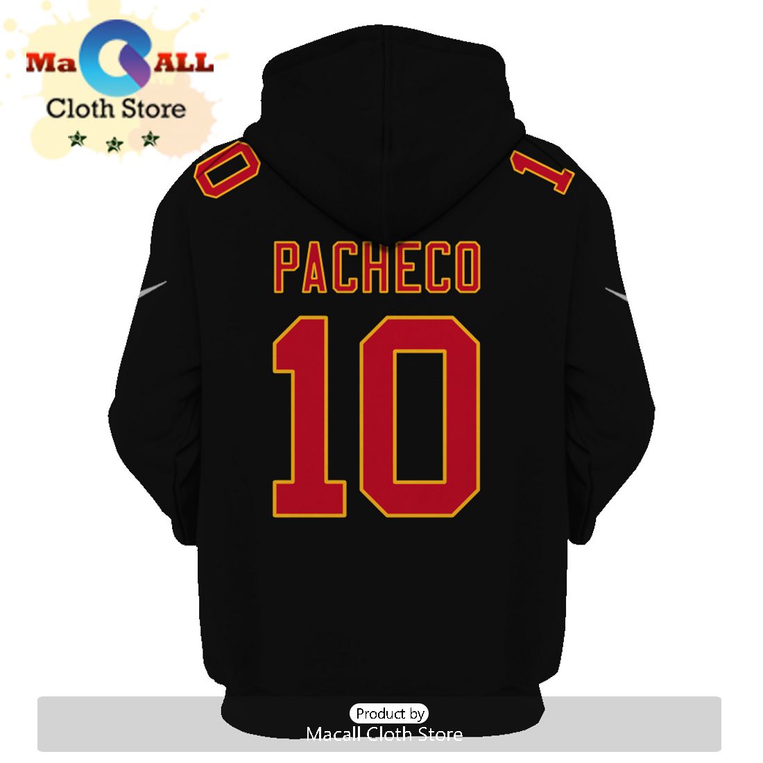 Personalized Isiah Pacheco Kansas City Chiefs Limited Edition Black Hoodie Jersey