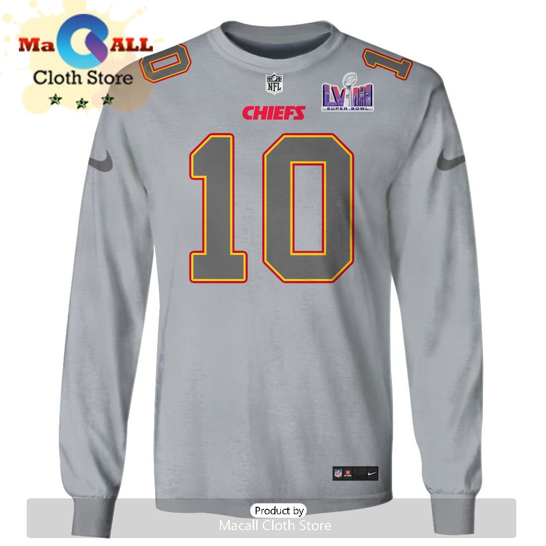 Personalized Isiah Pacheco Kansas City Chiefs Limited Edition Grey Hoodie Jersey