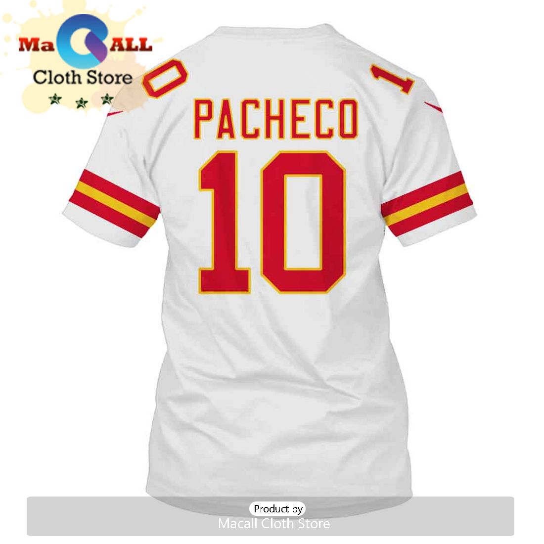 Personalized Isiah Pacheco Kansas City Chiefs Limited Edition White Hoodie Jersey