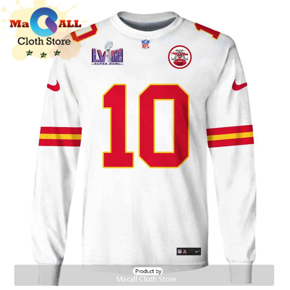 Personalized Isiah Pacheco Kansas City Chiefs Limited Edition White Hoodie Jersey