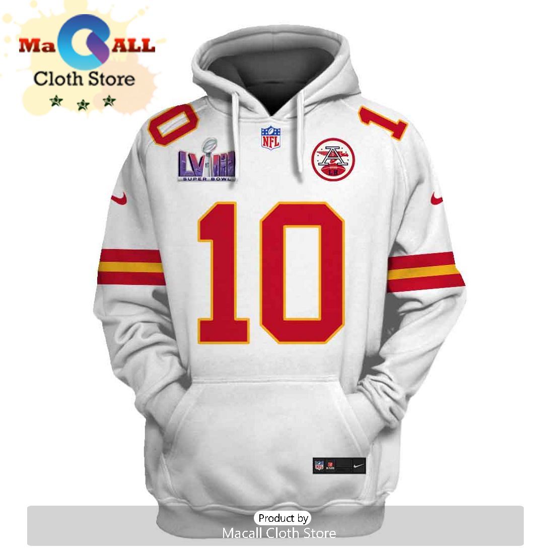 Personalized Isiah Pacheco Kansas City Chiefs Limited Edition White Hoodie Jersey