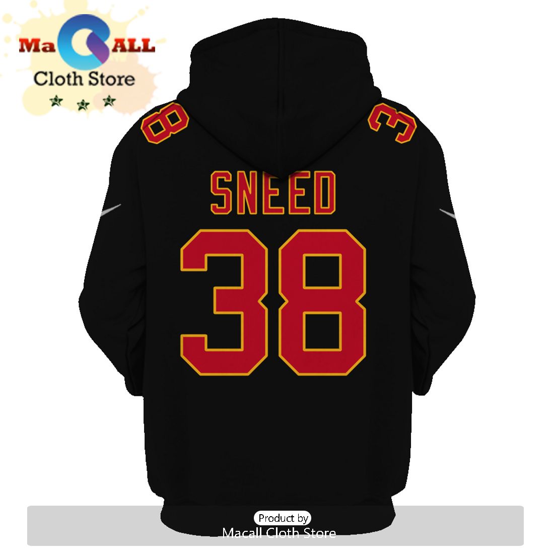 Personalized L’Jarius Sneed Kansas City Chiefs Limited Edition Black Hoodie Jersey