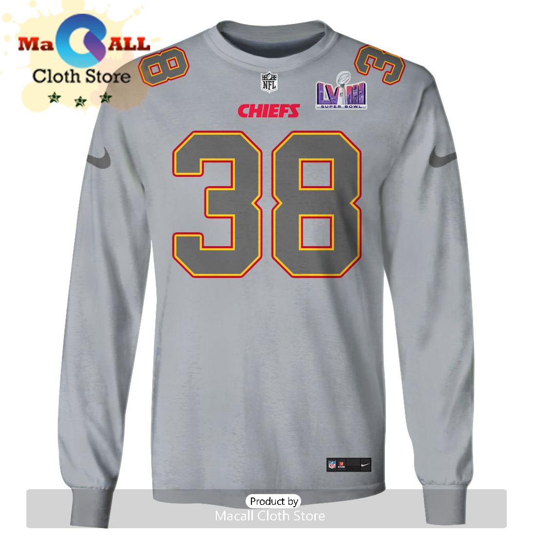 Personalized L’Jarius Sneed Kansas City Chiefs Limited Edition Grey Hoodie Jersey