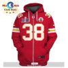 Personalized Name and Number Kansas City Chiefs White Hoodie Jersey