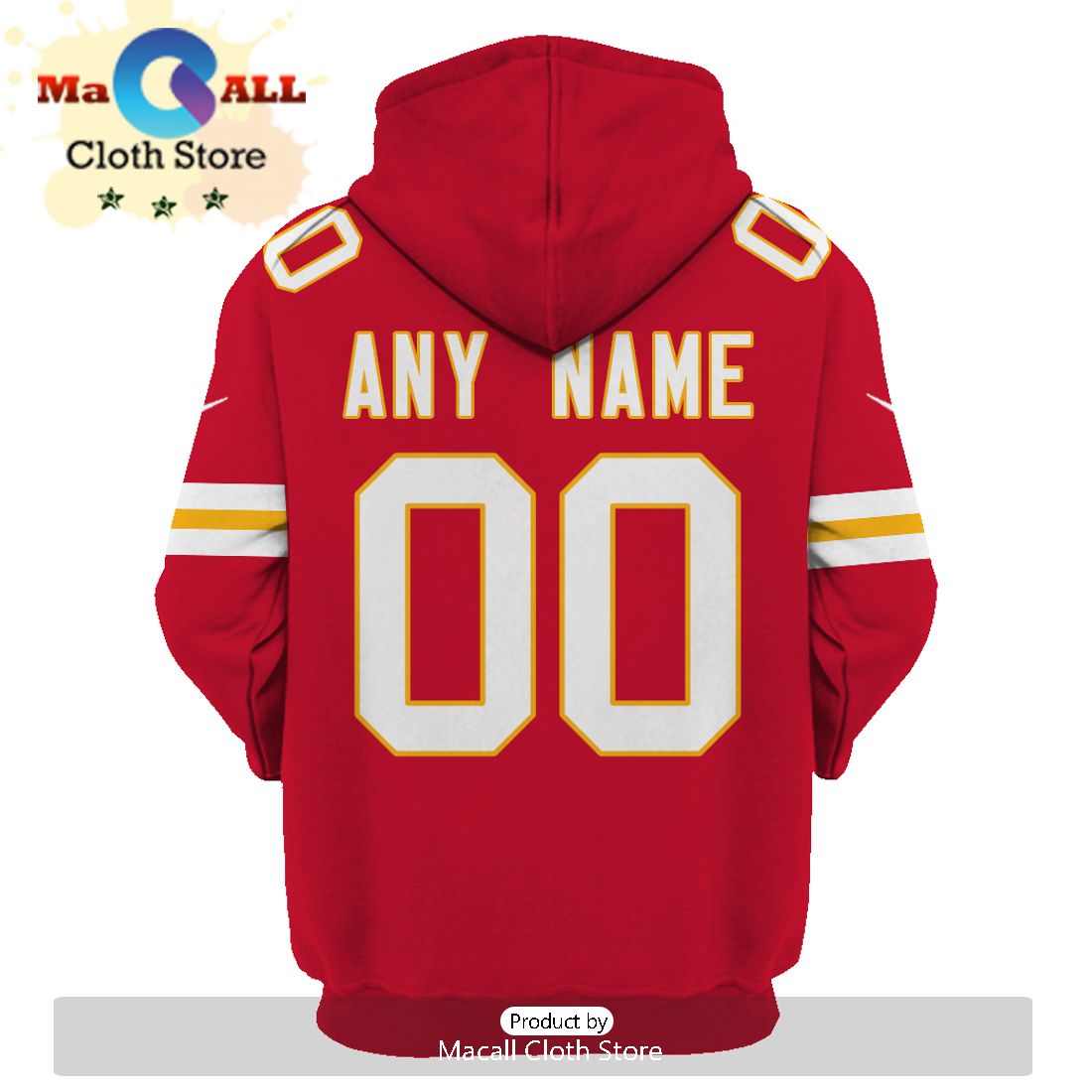 Personalized Name and Number Anaheim Ducks Red Hoodie Jersey