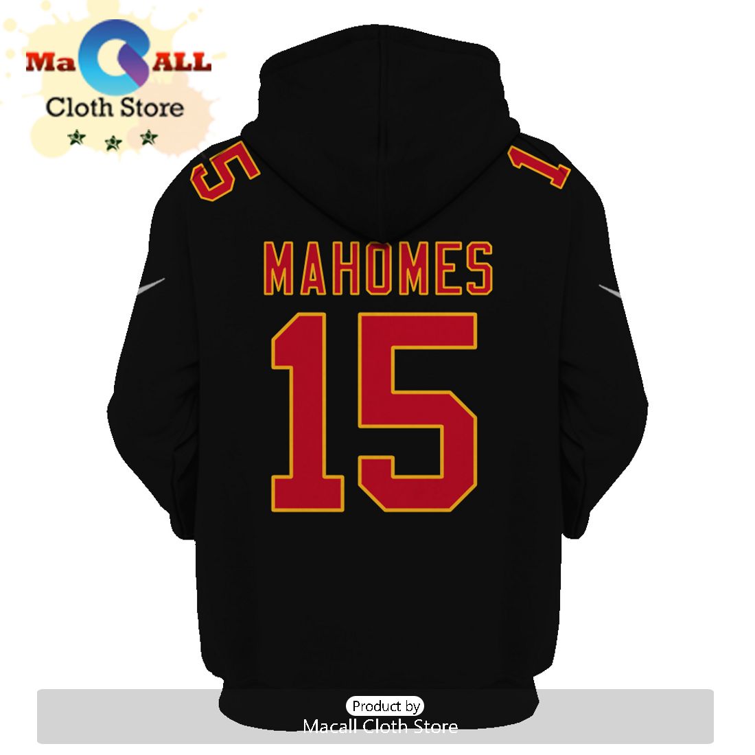 Personalized Patrick Mahomes Kansas City Chiefs Limited Edition Black Hoodie Jersey