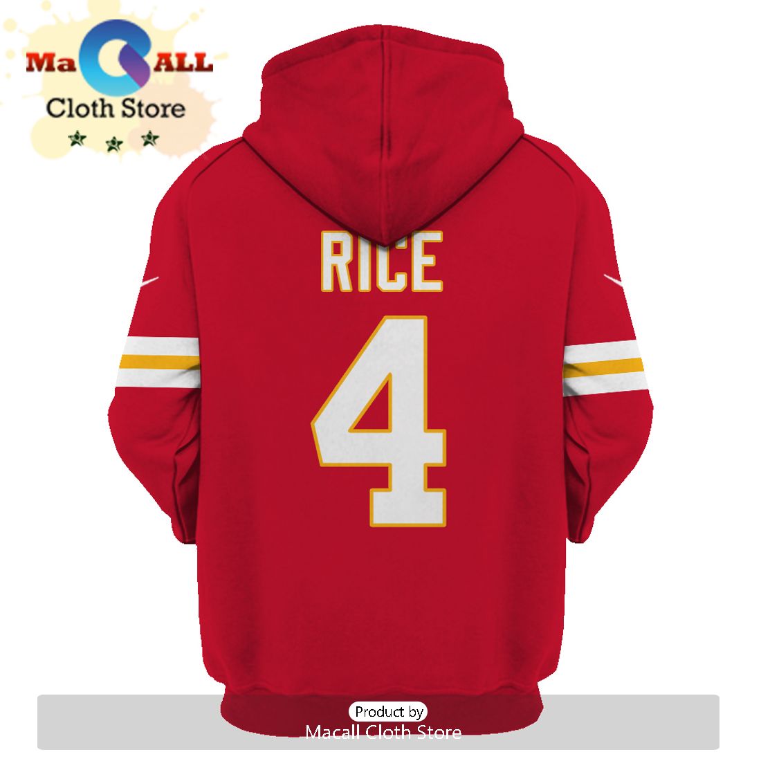 Personalized Rashee Rice Kansas City Chiefs Limited Edition Red Hoodie Jersey