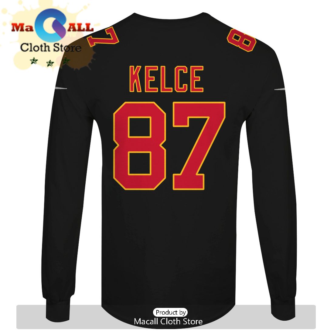 Personalized Travis Kelce Kansas City Chiefs Limited Edition Black Hoodie Jersey