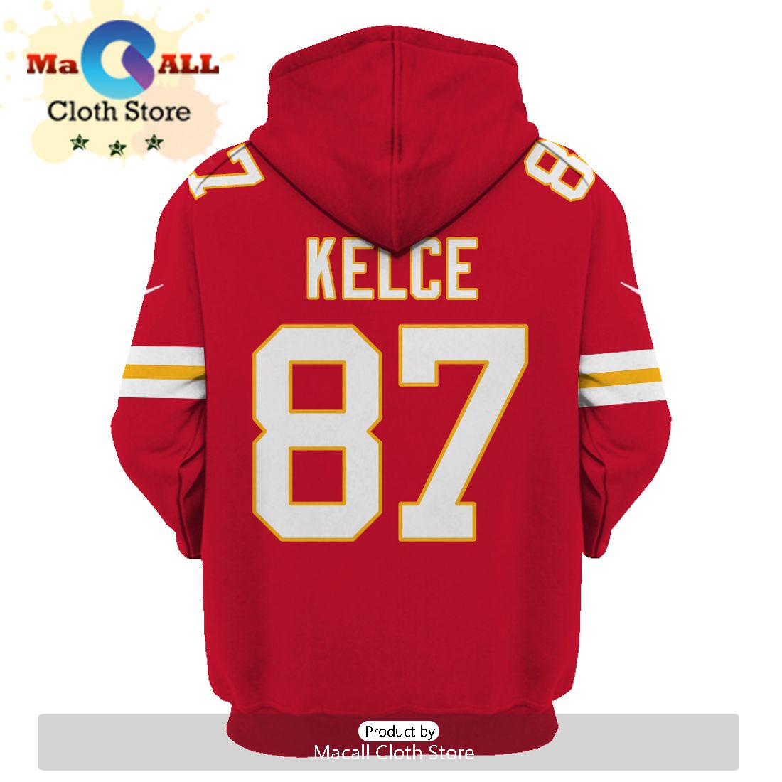 Personalized Travis Kelce Kansas City Chiefs Limited Edition Red Hoodie Jersey