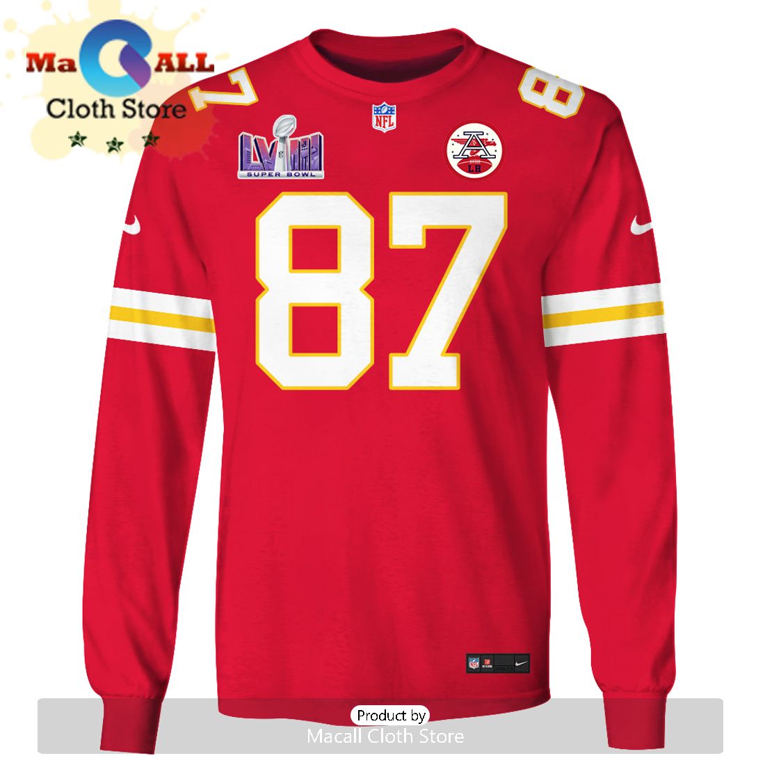 Personalized Travis Kelce Kansas City Chiefs Limited Edition Red Hoodie Jersey