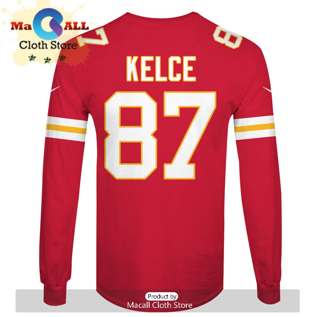 Personalized Travis Kelce Kansas City Chiefs Limited Edition Red Hoodie Jersey