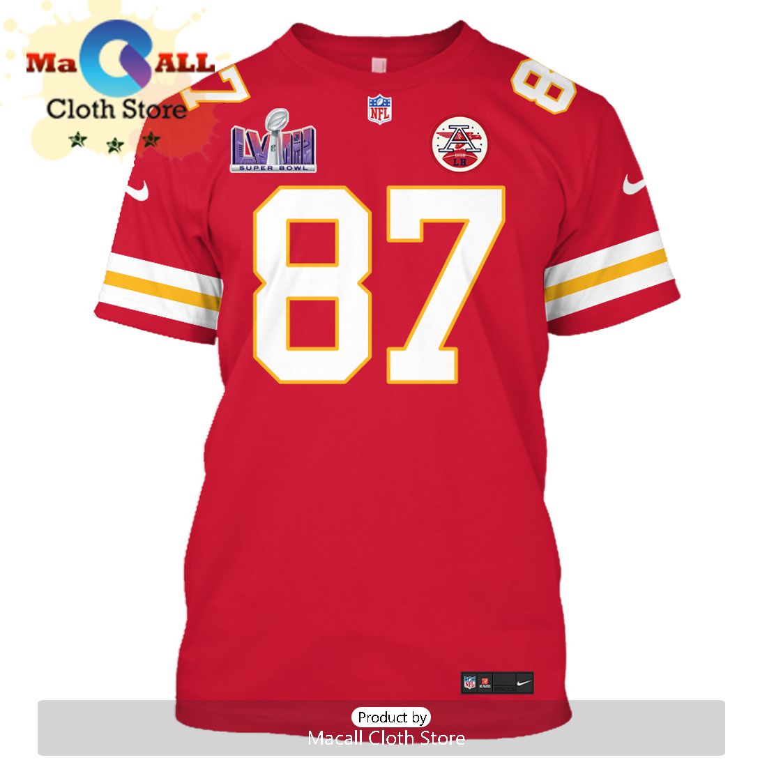 Personalized Travis Kelce Kansas City Chiefs Limited Edition Red Hoodie Jersey