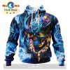 NFL Miami Dolphins Aqua Punisher Skull Hawaiian Shirt